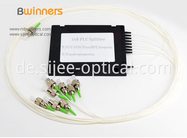 Cassette Type 1x8 Plc Splitter With Fc Apc Connector